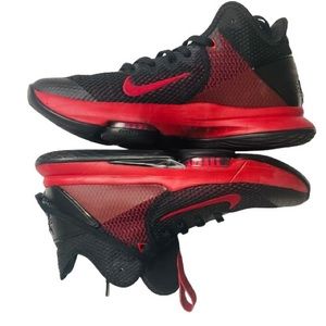 Nike Lebron Witness IV Black/Red Basketball Shoe Men's Size:11
